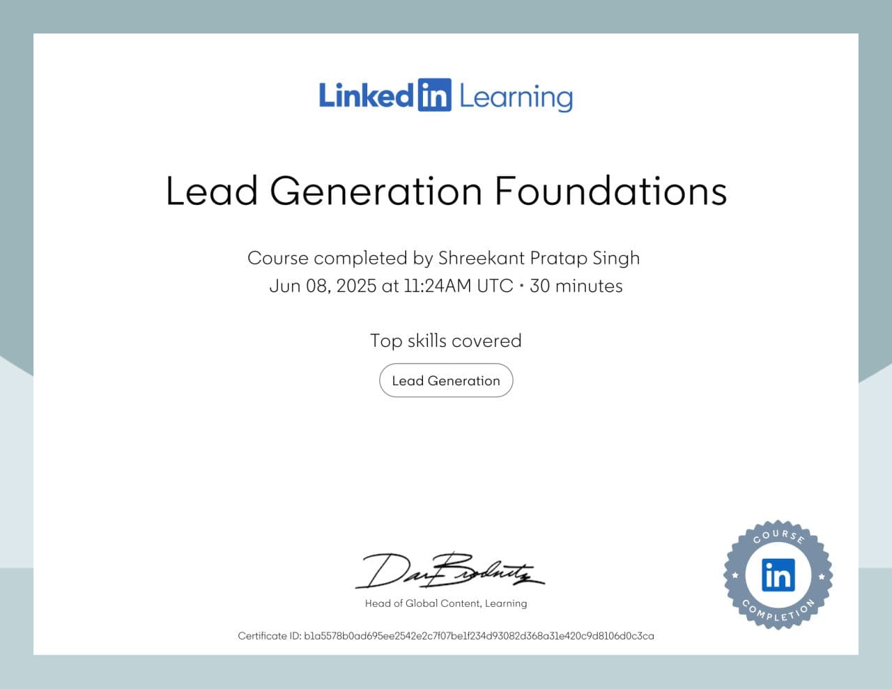 Certificate 6